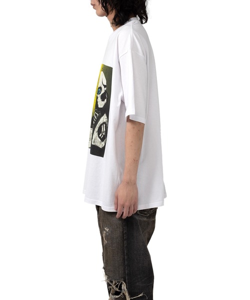MYne（マイン）の「BULLS DOLLS T-shirt（Tシャツ/カットソー・メンズ・ホワイト/ブラック・M/L/S）」の4枚目の写真