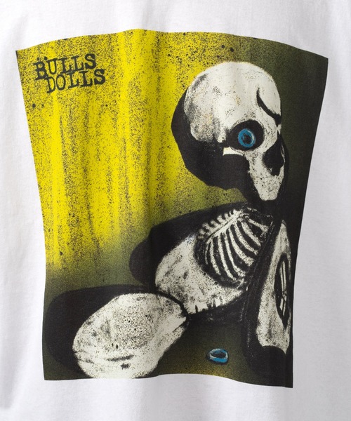 MYne（マイン）の「BULLS DOLLS T-shirt（Tシャツ/カットソー・メンズ・ホワイト/ブラック・M/L/S）」の7枚目の写真