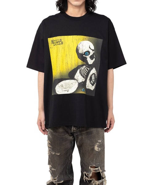 MYne（マイン）の「BULLS DOLLS T-shirt（Tシャツ/カットソー・メンズ・ホワイト/ブラック・M/L/S）」の8枚目の写真