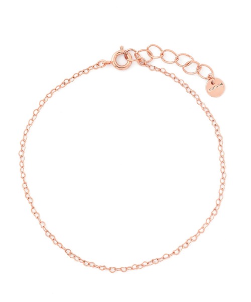 ANEMONE（アネモネ）の「ミニハートチェーンブレスレット（ブレスレット・レディース・ピンクゴールド/ゴールド・FREE）」の6枚目の写真