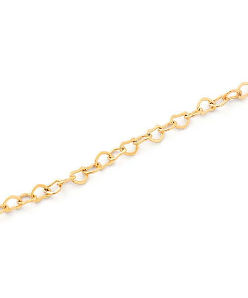 ANEMONE（アネモネ）の「ミニハートチェーンブレスレット（ブレスレット・レディース・ピンクゴールド/ゴールド・FREE）」の5枚目の写真