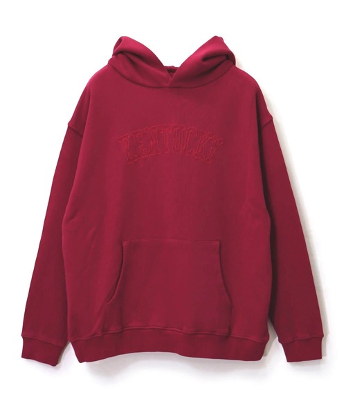 CORISCO（コリスコ）の「ヘビーウエイト裏毛カレッジ刺しゅうBIGプルパーカー(M1)（パーカー・メンズ・ホワイト/レッド/ブラック/ブルー/グレー・MEDIUM/LARGE/X-LARGE）」の5枚目の写真