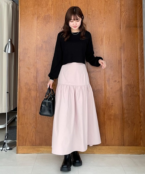 EPIMI E'PIMMY（エピミエピミー）の「【防水】ボリュームソールサイドゴアショートブーツ（ブーツ・レディース・ブラック・MEDIUM/LARGE）」の6枚目の写真