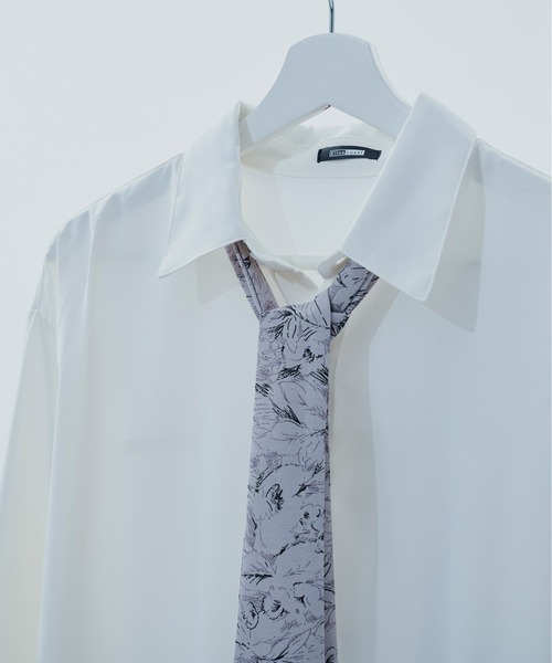 柄ボウタイシャツ（シャツ/ブラウス）｜Ellno Loset（エルノロゼット