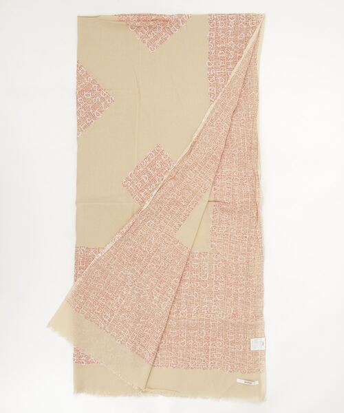 Badhiya（バディ―ヤ）の「stole-pattarn6-（ストール/ショール・メンズ・レッド・FREE）」の2枚目の写真