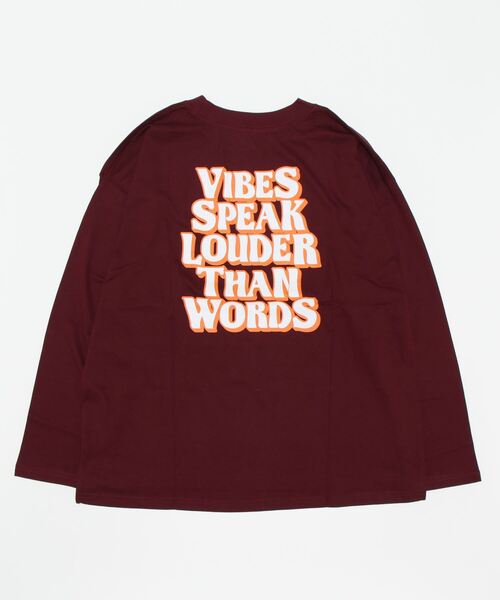 STYLEBLOCK(スタイルブロック)の「ビッグシルエットプリントロングTシャツ(Tシャツ/カットソー・メンズ・カーキ/ブラック/ホワイト/ホワイト系その他/ネイビー/ワイン・L/M/LL)」の8枚目の写真