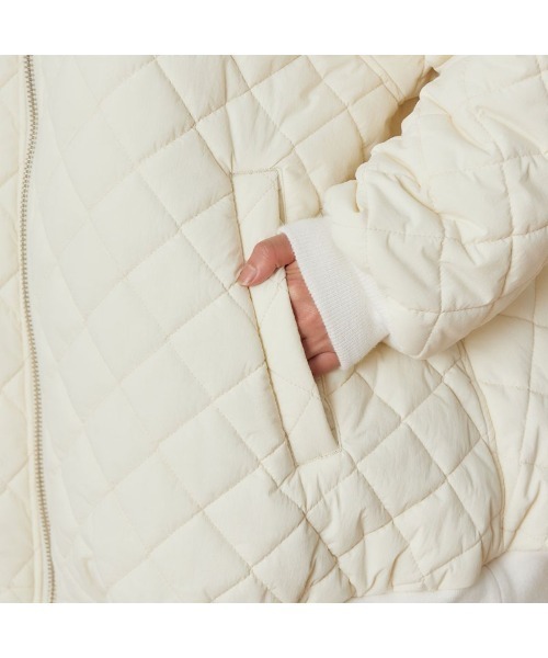 THE SHINZONE(ザ シンゾーン)の「THE SHINZONE PUFFY JACKET 22AMSJK07(その他アウター・レディース・カーキ/オフホワイト・34)」の12枚目の写真