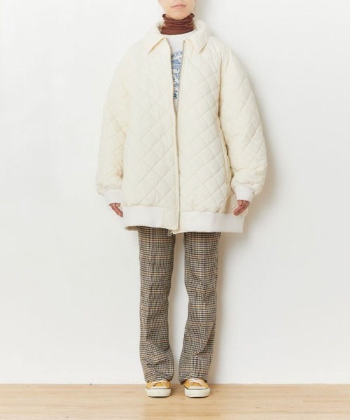 THE SHINZONE(ザ シンゾーン)の「THE SHINZONE PUFFY JACKET 22AMSJK07(その他アウター・レディース・カーキ/オフホワイト・34)」の8枚目の写真