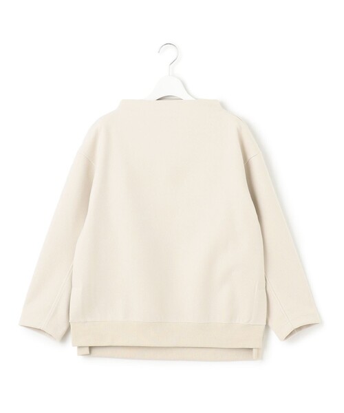 【WOMEN】ウールライクジャージーボトルネックプルオーバー