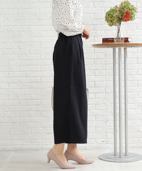 SHOO・LA・RUE(シューラルー)の「◆シンプルワイドパンツ(その他パンツ・レディース・ワインレッド/ダークグリーン/ナチュラル/ブラック・00)」の13枚目の写真