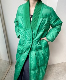 LHELBIE | 衿ニットロングダウン(ダウンジャケット/コート)