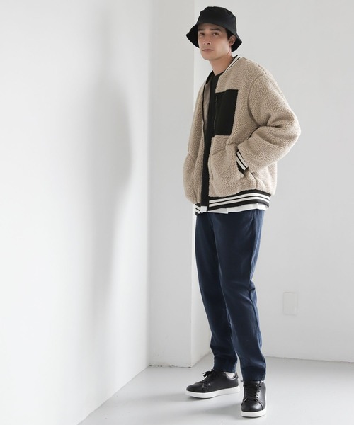 LAKOLE(ラコレ)の「【PARK】シープボアブルゾン / 162542(ブルゾン・メンズ・ブラック/ブラウン/アイボリー・MEDIUM/LARGE/X-LARGE)」の13枚目の写真