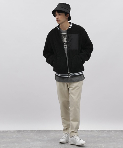 LAKOLE(ラコレ)の「【PARK】シープボアブルゾン / 162542(ブルゾン・メンズ・ブラック/ブラウン/アイボリー・MEDIUM/LARGE/X-LARGE)」の10枚目の写真