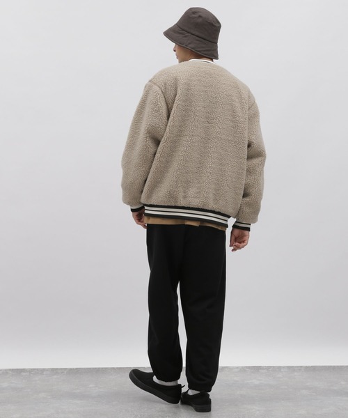 LAKOLE(ラコレ)の「【PARK】シープボアブルゾン / 162542(ブルゾン・メンズ・ブラック/ブラウン/アイボリー・MEDIUM/LARGE/X-LARGE)」の5枚目の写真