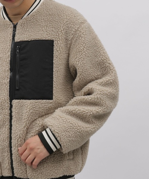 LAKOLE(ラコレ)の「【PARK】シープボアブルゾン / 162542(ブルゾン・メンズ・ブラック/ブラウン/アイボリー・MEDIUM/LARGE/X-LARGE)」の21枚目の写真