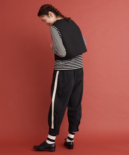Malle(マル)の「Malle リネンコットン ジョッパーズパンツ(その他パンツ・レディース・ブラック・FREE)」の8枚目の写真