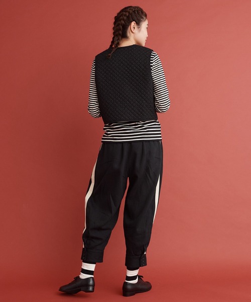 Malle(マル)の「Malle リネンコットン ジョッパーズパンツ(その他パンツ・レディース・ブラック・FREE)」の9枚目の写真