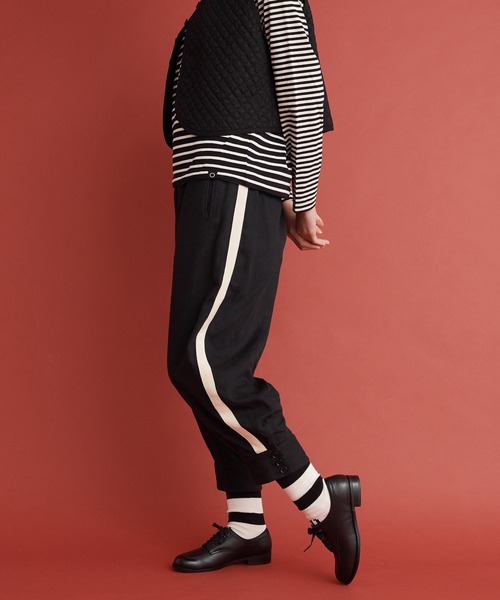 Malle(マル)の「Malle リネンコットン ジョッパーズパンツ(その他パンツ・レディース・ブラック・FREE)」の13枚目の写真