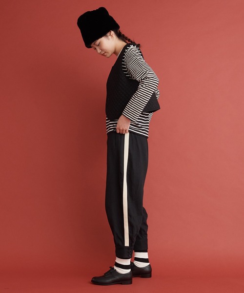 Malle(マル)の「Malle リネンコットン ジョッパーズパンツ(その他パンツ・レディース・ブラック・FREE)」の2枚目の写真