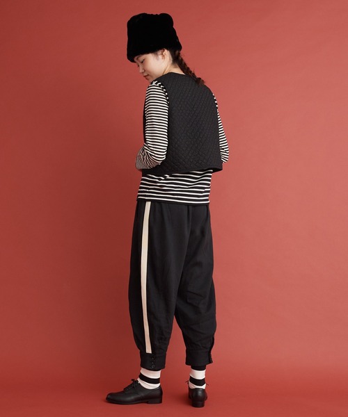 Malle(マル)の「Malle リネンコットン ジョッパーズパンツ(その他パンツ・レディース・ブラック・FREE)」の3枚目の写真