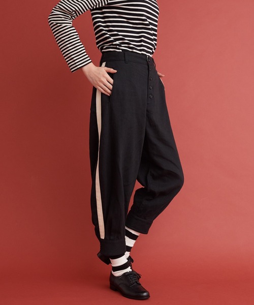 Malle(マル)の「Malle リネンコットン ジョッパーズパンツ(その他パンツ・レディース・ブラック・FREE)」の20枚目の写真