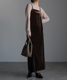 ap retro | ベロアバックリボンキャミワンピース(ワンピース)