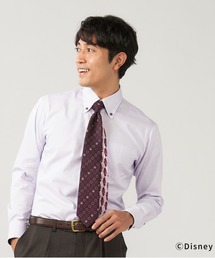 Disney | 【Disney ディズニー】形態安定ノーアイロン ボタンダウン 長袖ビジネスワイシャツ(ビジネスシャツ)