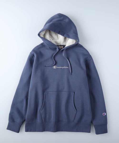 Champion(チャンピオン)の「【Champion】あったか裏ボアパーカー(パーカー・レディース・ブラック/ブルー・L/M)」の18枚目の写真