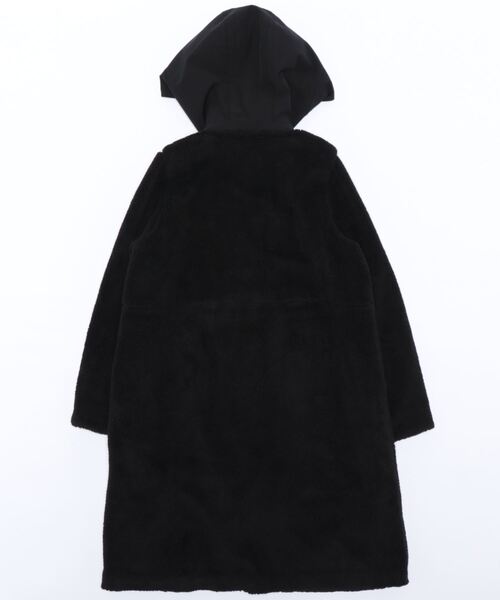 Hart(ハート)の「Hart / boa hooded coat(ボアフードコート)(その他アウター・レディース・ブラック・38)」の2枚目の写真