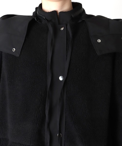 Hart(ハート)の「Hart / boa hooded coat(ボアフードコート)(その他アウター・レディース・ブラック・38)」の12枚目の写真