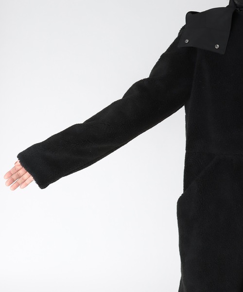 Hart(ハート)の「Hart / boa hooded coat(ボアフードコート)(その他アウター・レディース・ブラック・38)」の14枚目の写真