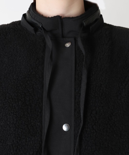Hart(ハート)の「Hart / boa hooded coat(ボアフードコート)(その他アウター・レディース・ブラック・38)」の17枚目の写真