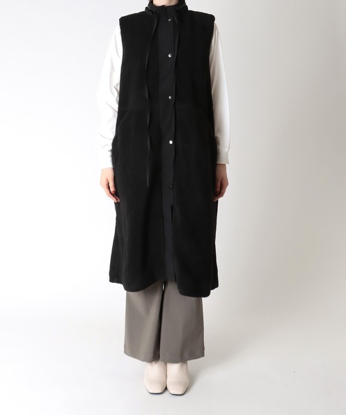 Hart(ハート)の「Hart / boa hooded coat(ボアフードコート)(その他アウター・レディース・ブラック・38)」の19枚目の写真