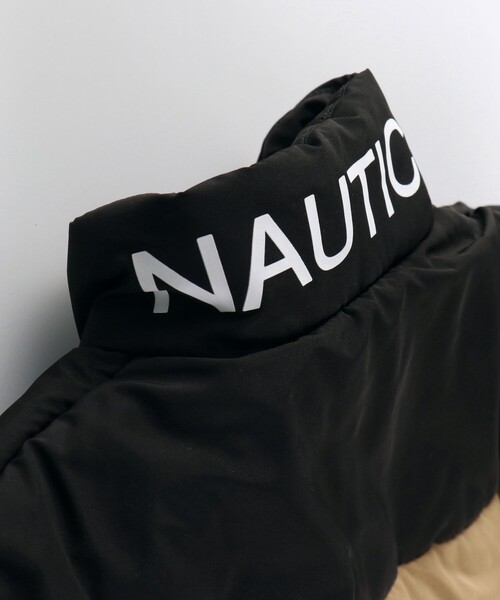 NAUTICA（ノーティカ）の「【NAUTICA/ノーティカ】配色中綿ジャケット（ブルゾン・キッズ・グリーン/ブラック・140/130/150/120）」の5枚目の写真