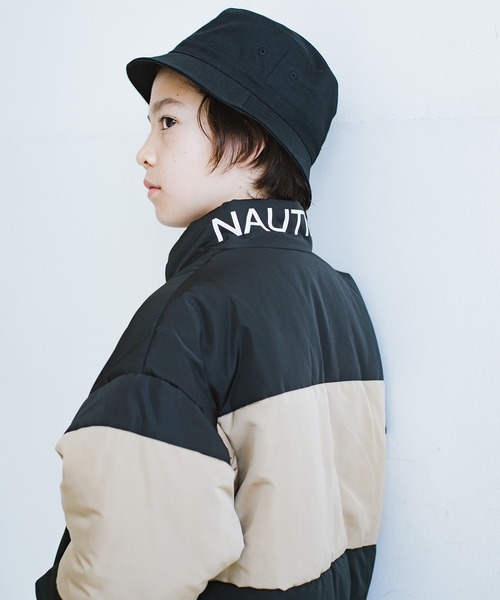 NAUTICA（ノーティカ）の「【NAUTICA/ノーティカ】配色中綿ジャケット（ブルゾン・キッズ・グリーン/ブラック・140/130/150/120）」の10枚目の写真