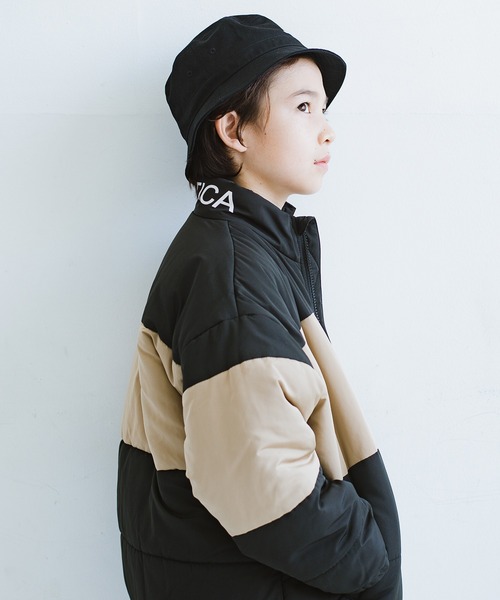 NAUTICA（ノーティカ）の「【NAUTICA/ノーティカ】配色中綿ジャケット（ブルゾン・キッズ・グリーン/ブラック・140/130/150/120）」の9枚目の写真