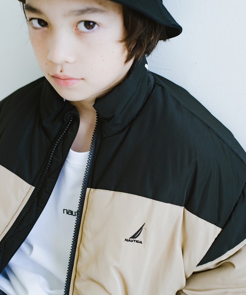 NAUTICA（ノーティカ）の「【NAUTICA/ノーティカ】配色中綿ジャケット（ブルゾン・キッズ・グリーン/ブラック・140/130/150/120）」の11枚目の写真