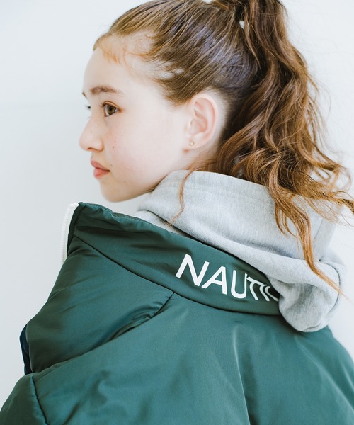 NAUTICA（ノーティカ）の「【NAUTICA/ノーティカ】配色中綿ジャケット（ブルゾン・キッズ・グリーン/ブラック・140/130/150/120）」の16枚目の写真