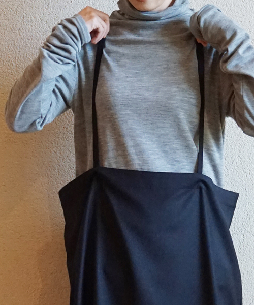 JOURNAL STANDARD LUXE(ジャーナルスタンダード ラックス)の「エアフライス ボトルプルオーバー(Tシャツ/カットソー・レディース・チャコールグレー/ライトグレー・FREE)」の9枚目の写真