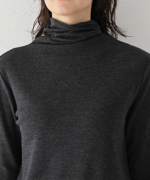 JOURNAL STANDARD LUXE(ジャーナルスタンダード ラックス)の「エアフライス ボトルプルオーバー(Tシャツ/カットソー・レディース・チャコールグレー/ライトグレー・FREE)」の15枚目の写真