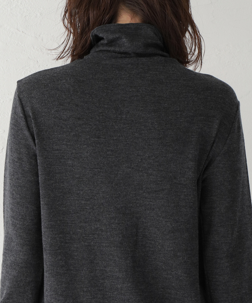 JOURNAL STANDARD LUXE(ジャーナルスタンダード ラックス)の「エアフライス ボトルプルオーバー(Tシャツ/カットソー・レディース・チャコールグレー/ライトグレー・FREE)」の16枚目の写真