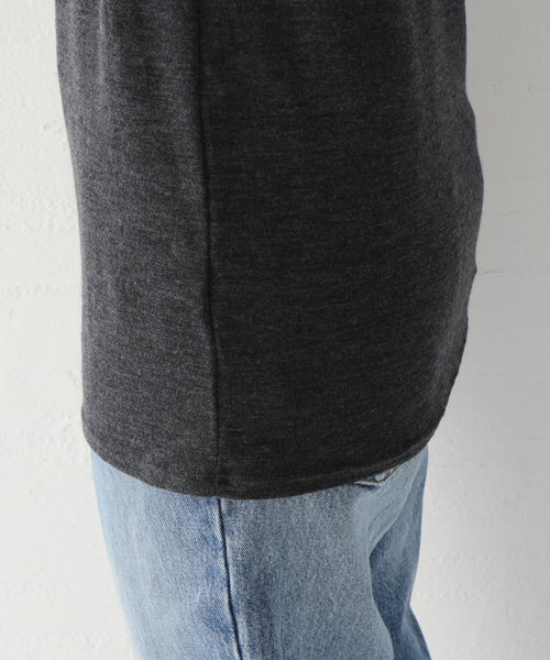 JOURNAL STANDARD LUXE(ジャーナルスタンダード ラックス)の「エアフライス ボトルプルオーバー(Tシャツ/カットソー・レディース・チャコールグレー/ライトグレー・FREE)」の19枚目の写真