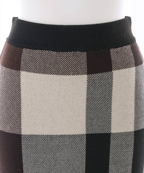 clear（クリア）の「ストレッチニットマーメイドスカート（スカート・レディース・パープル/ブラック/ブラック系その他・F）」の8枚目の写真