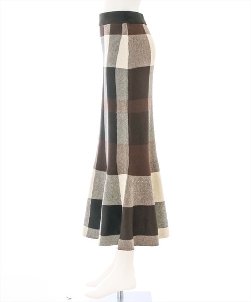 clear（クリア）の「ストレッチニットマーメイドスカート（スカート・レディース・パープル/ブラック/ブラック系その他・F）」の5枚目の写真