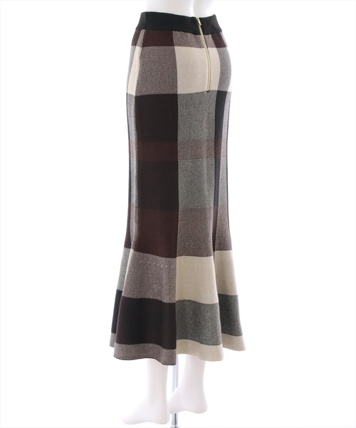 clear（クリア）の「ストレッチニットマーメイドスカート（スカート・レディース・パープル/ブラック/ブラック系その他・F）」の6枚目の写真