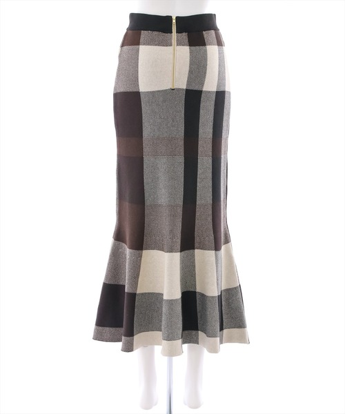 clear（クリア）の「ストレッチニットマーメイドスカート（スカート・レディース・パープル/ブラック/ブラック系その他・F）」の7枚目の写真