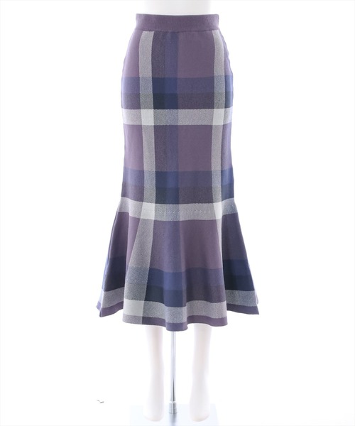 clear（クリア）の「ストレッチニットマーメイドスカート（スカート・レディース・パープル/ブラック/ブラック系その他・F）」の17枚目の写真