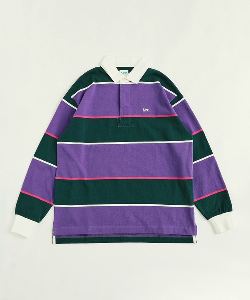 Lee(リー)の「【Lee GOLF】ラガーシャツ(その他トップス・メンズ・ブルー/グリーン/パープル・SMALL/MEDIUM/LARGE/X-LARGE)」の1枚目の写真