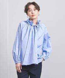 UNITED ARROWS | ギャザーフリル リボン ブラウス(シャツ/ブラウス)