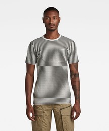 G-STAR | STRIPE SLIM T-SHIRT/ポケT/ストライプ(Tシャツ/カットソー)